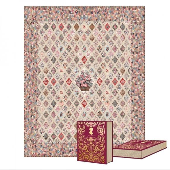 Riley Blake's Jane Austen's At Home Quilt Coverlet Boxed Kit - Picture 9 of 9